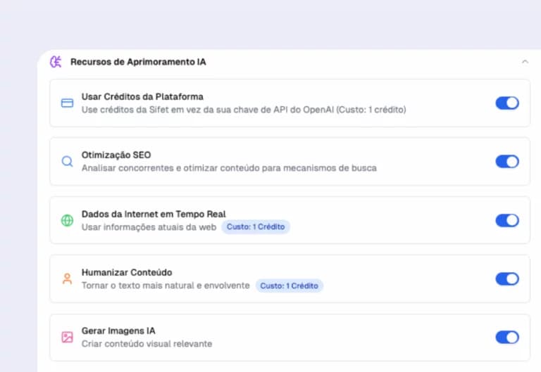 Otimização e recursos do artigo de review