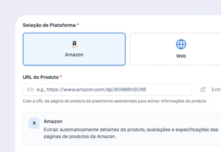 Plataforma de extração do artigo de review